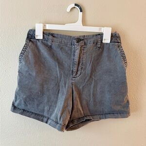 Old Navy Gray Jean Shorts with Cuffed Hem